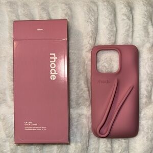 BRAND NEW RHODE Ribbon Pink iPhone 15 Pro Case